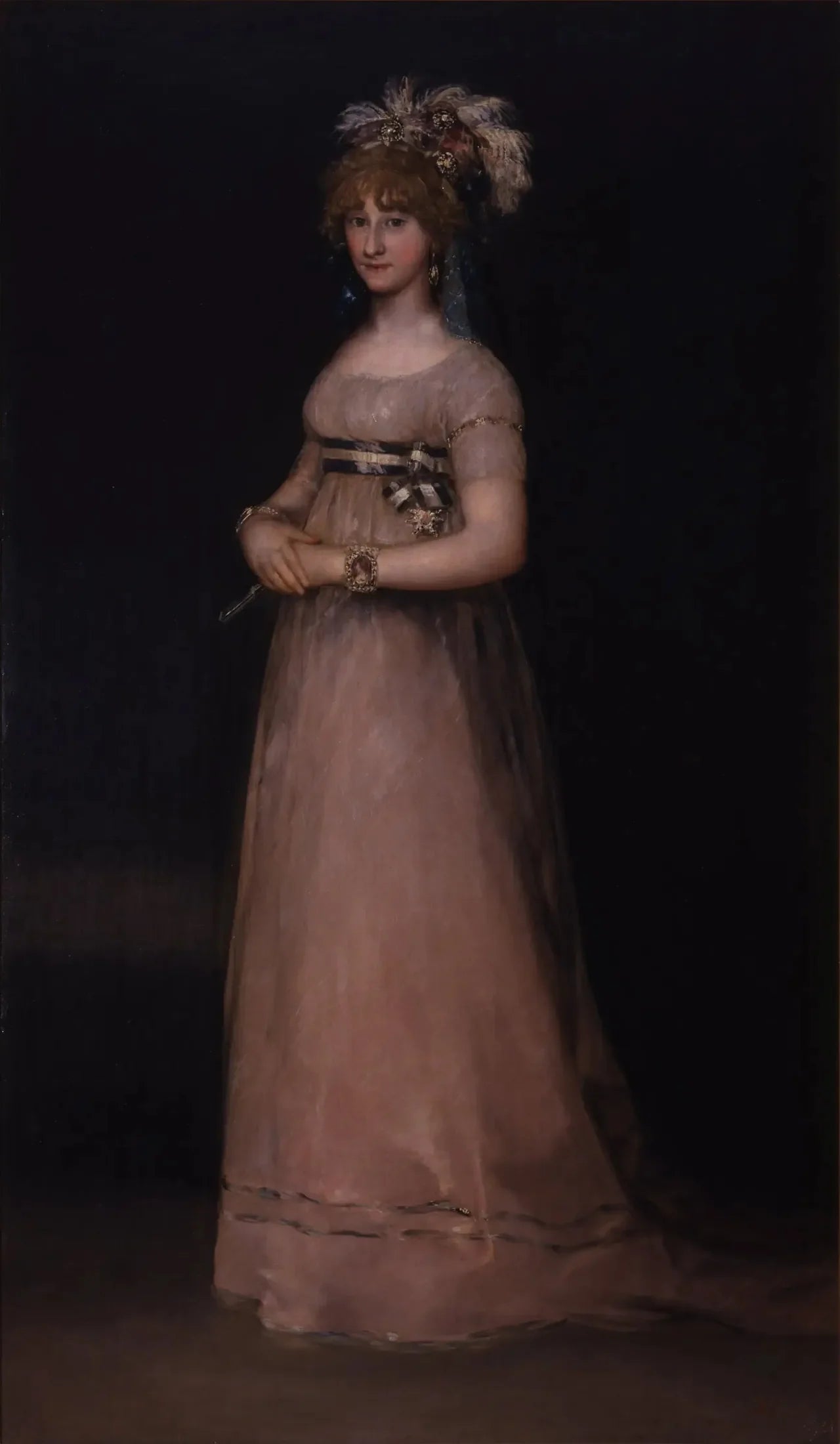 Portrait de María Luisa de Borbón y Vallabriga - Francisco de Goya image 1 reproduction artisanale de tableau