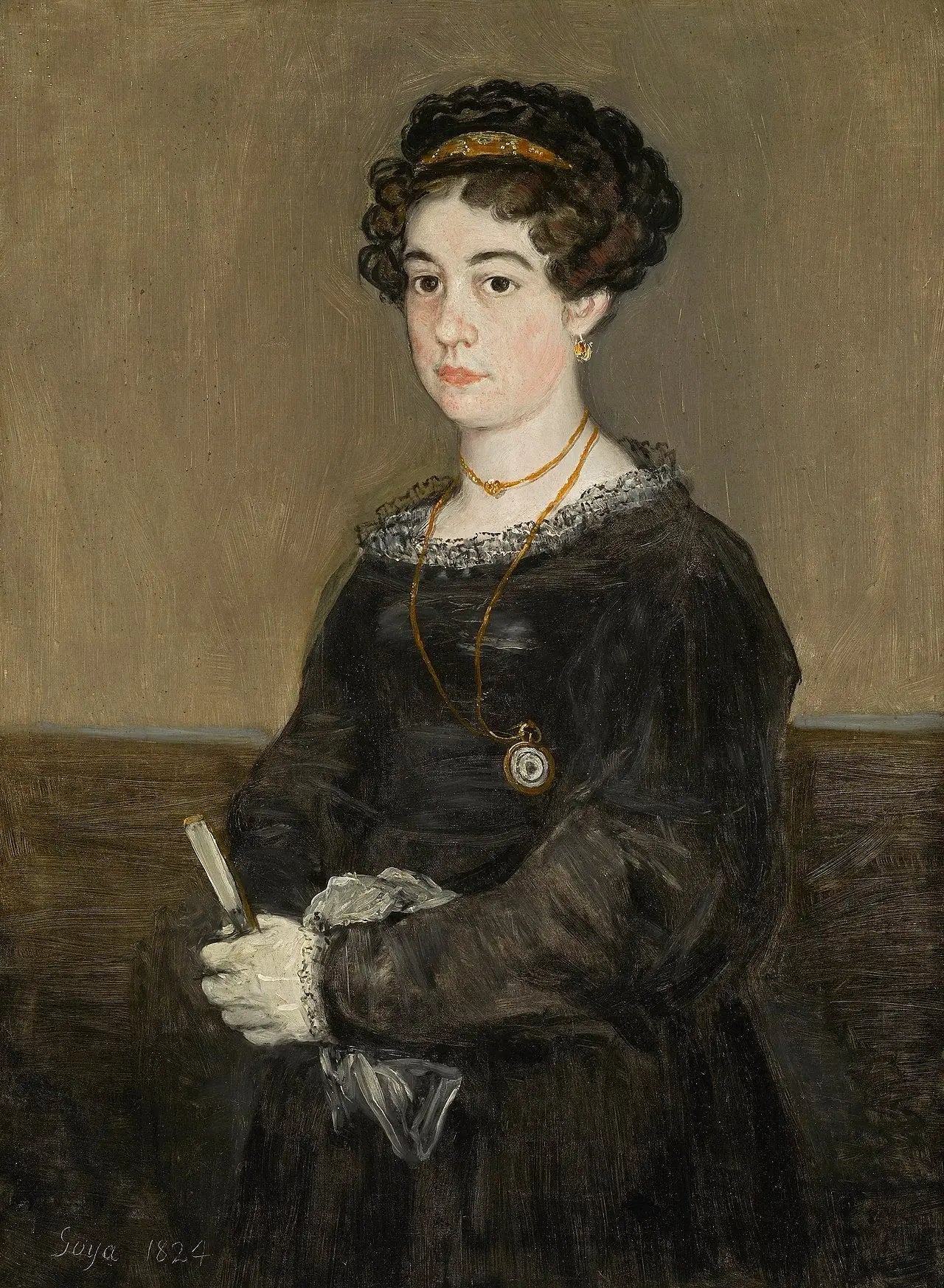Portrait de María Martínez de Puga - Francisco de Goya image 1 tableau peint à l’huile sur toile