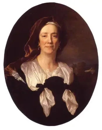 Portrait de Maria Serra, mère de Hyacinthe Rigaud - Hyacinthe Rigaud image 1 copie de tableau peinte à la main