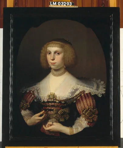 Portrait de Maria Strick (1618-1656) - Gerrit van Honthorst image 1 tableau peint à l’huile sur toile
