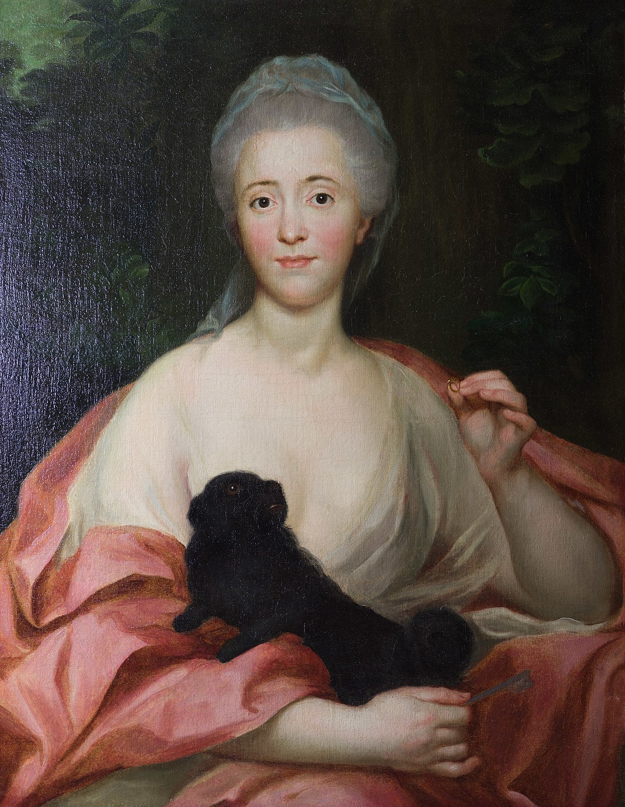 Portrait de Mariana de Silva-Bazán et Sarmiento - Anton Raphael Mengs image 1 copie peinte à la main à l’huile