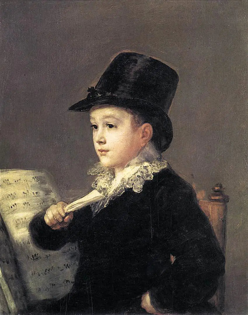 Portrait de Mariano Goya, petit-fils de l'artiste - Francisco de Goya