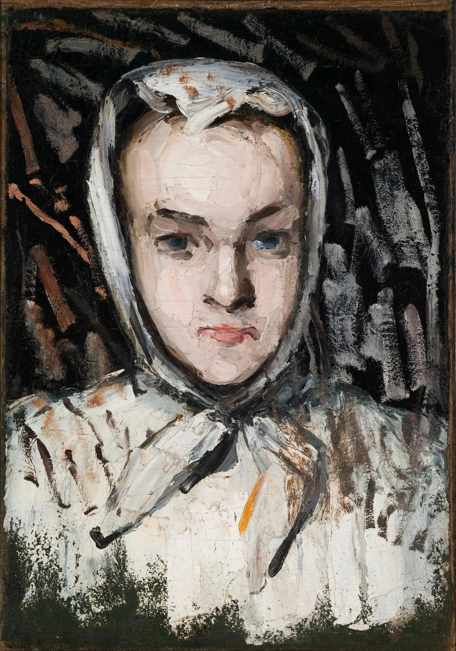 Portrait de Marie Cézanne, sœur de l'artiste - Paul Cézanne image 1 reproduction réalisée par Alpha Reproduction
