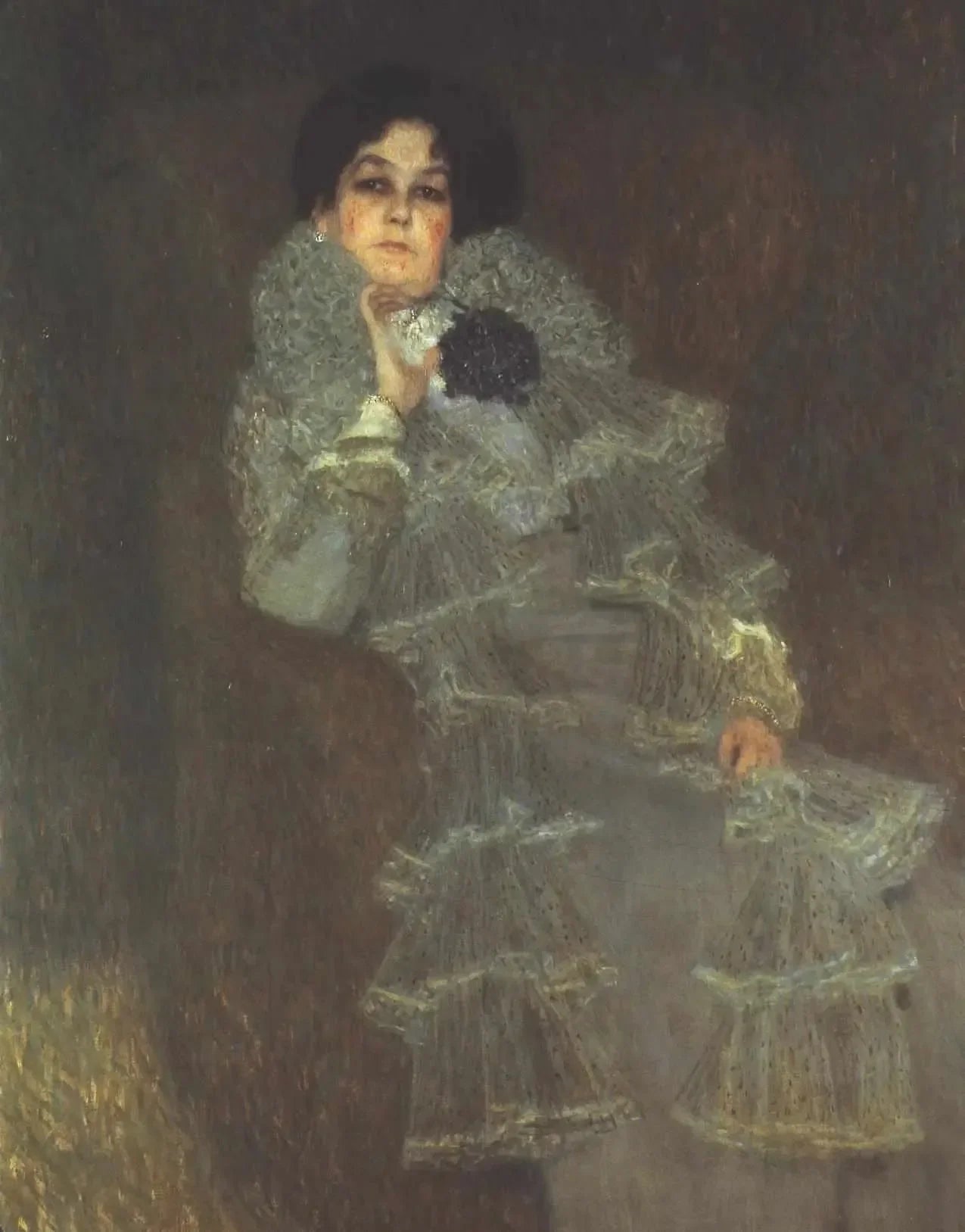 Portrait de Marie Henneberg - Gustav Klimt image 1 copie de tableau peinte à la main