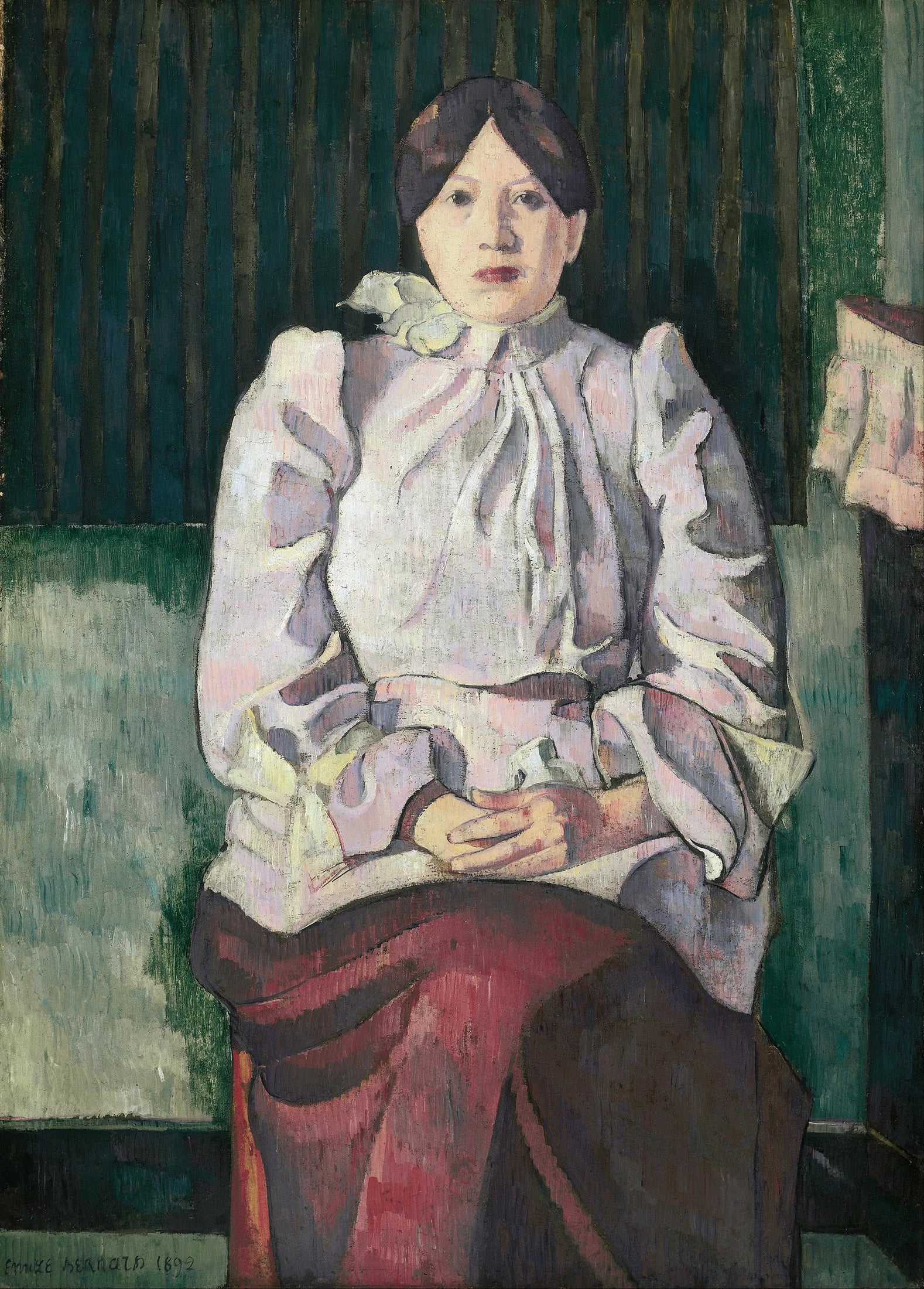Portrait de Marie Lemasson - Émile Bernard image 1 tableau peint à l’huile sur toile