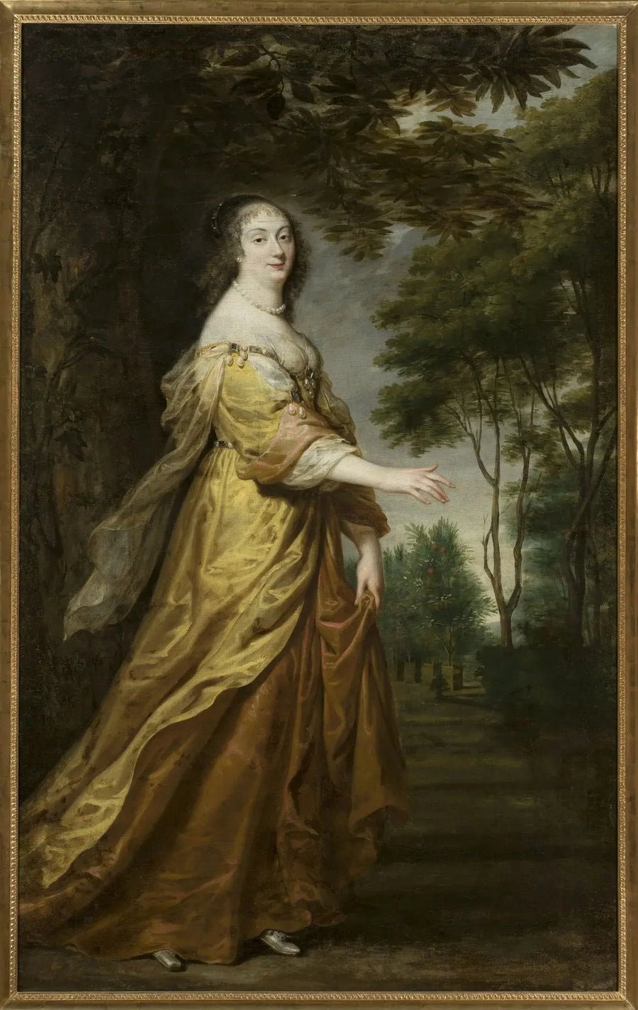 Portrait de Marie Louise Gonzague de Nevers. - Juste d'Egmont