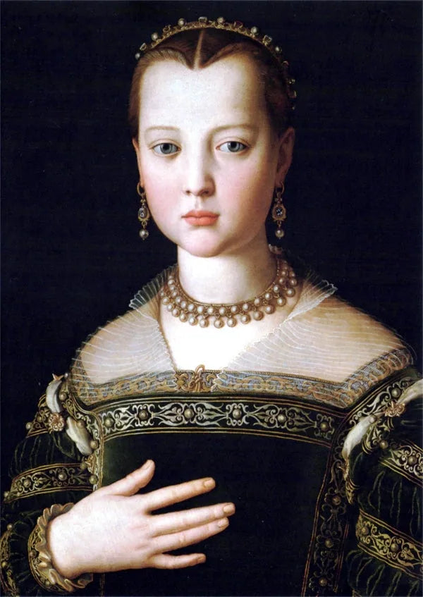 Portrait de Marie de Médicis - Bronzino image 1 copie de tableau peinte à la main