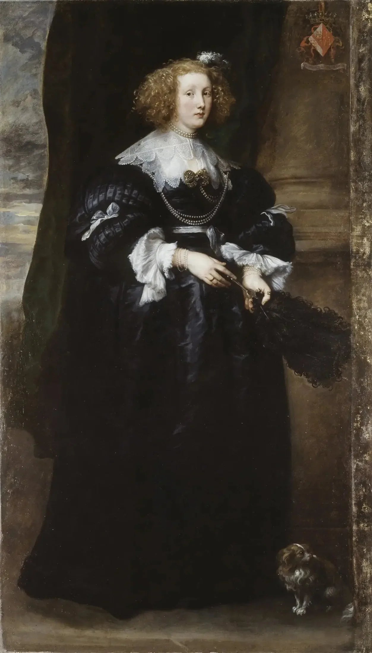 Portrait de Marie de Raet - Antoine van Dyck image 1 copie de tableau peinte à la main