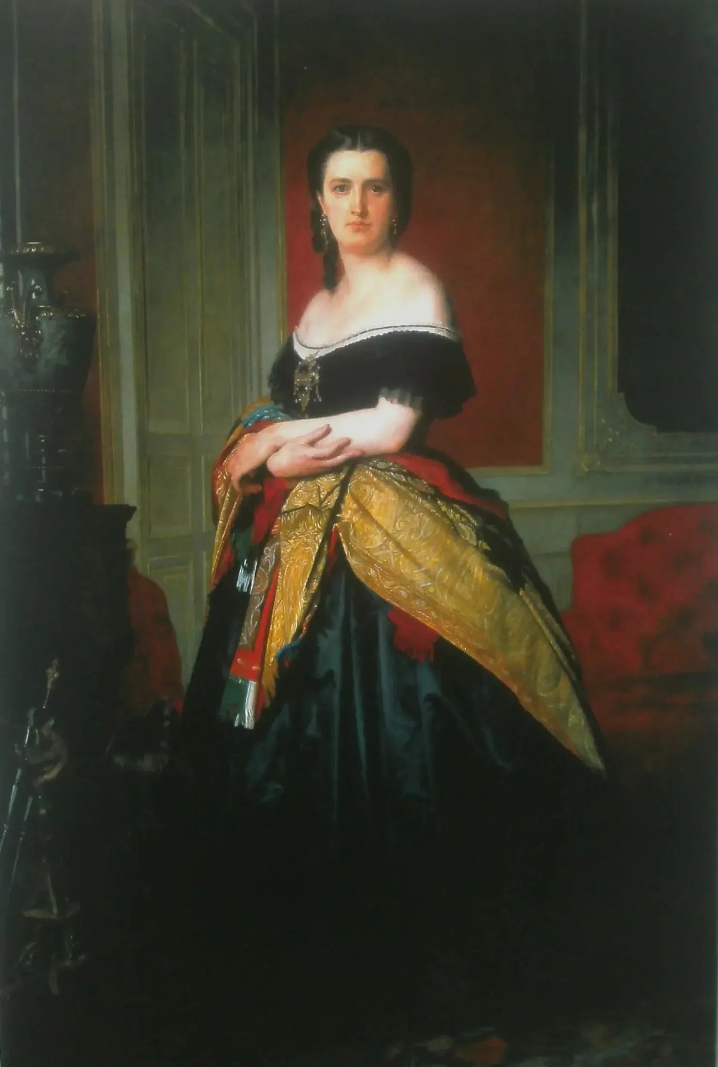 Portrait de Marie-Thérèse Bartholoni - Bouguereau image 1 reproduction artisanale de tableau