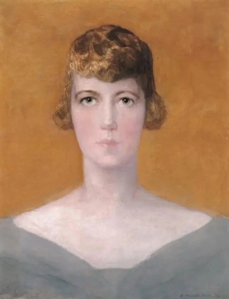 Portrait de Martha Frieda de Fries (1893-...) - Piet Mondrian image 1 copie de tableau peinte à la main