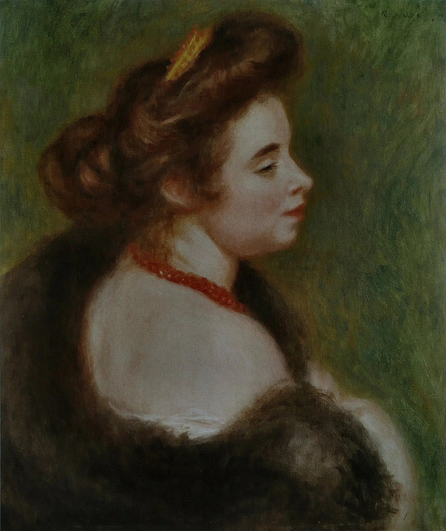 Portrait de Marthe Denis - Pierre-Auguste Renoir image 1 tableau peint à l’huile sur toile