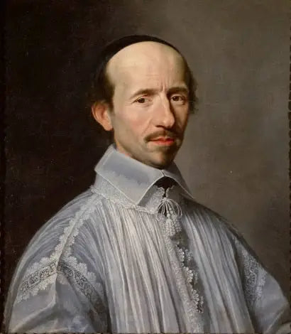 Portrait de Martin de Barcos, abbé de Saint-Cyran - Philippe de Champaigne image 1 copie de tableau peinte à la main