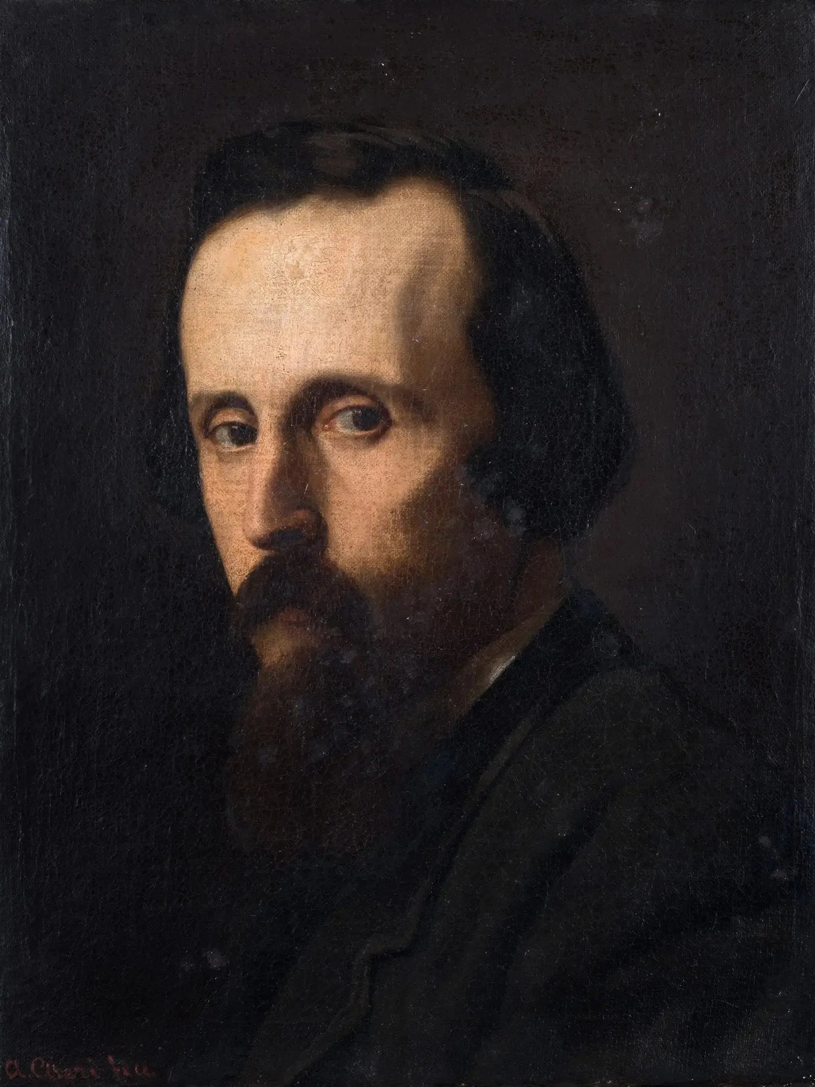 Portrait de Martín Boneo - Antonio Ciseri image 1 reproduction artisanale de tableau
