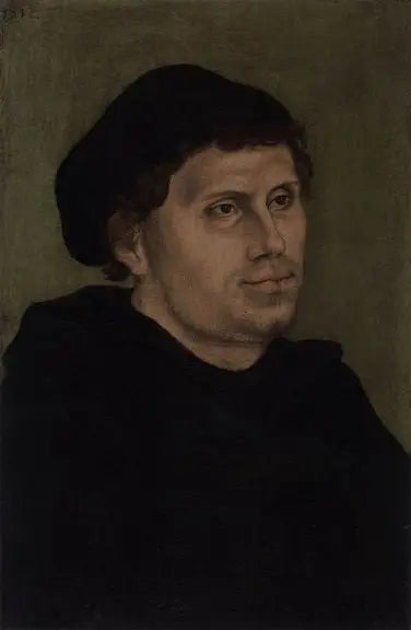 Portrait de Martin Luther (1483-1546) - Lucas Cranach the Elder image 1 copie de tableau peinte à la main