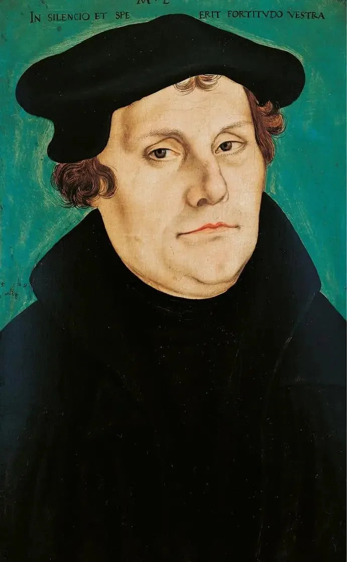 Portrait de Martin Luther - Lucas Cranach the Elder image 1 reproduction artisanale de tableau