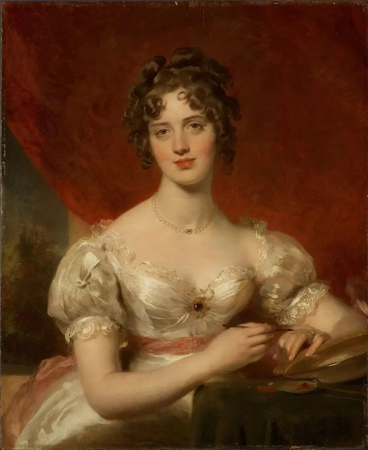 Portrait de Mary Anne Bloxam (plus tard Mme Frederick H. Hemming) - Thomas Lawrence image 1 reproduction d’œuvre d’art à l’huile