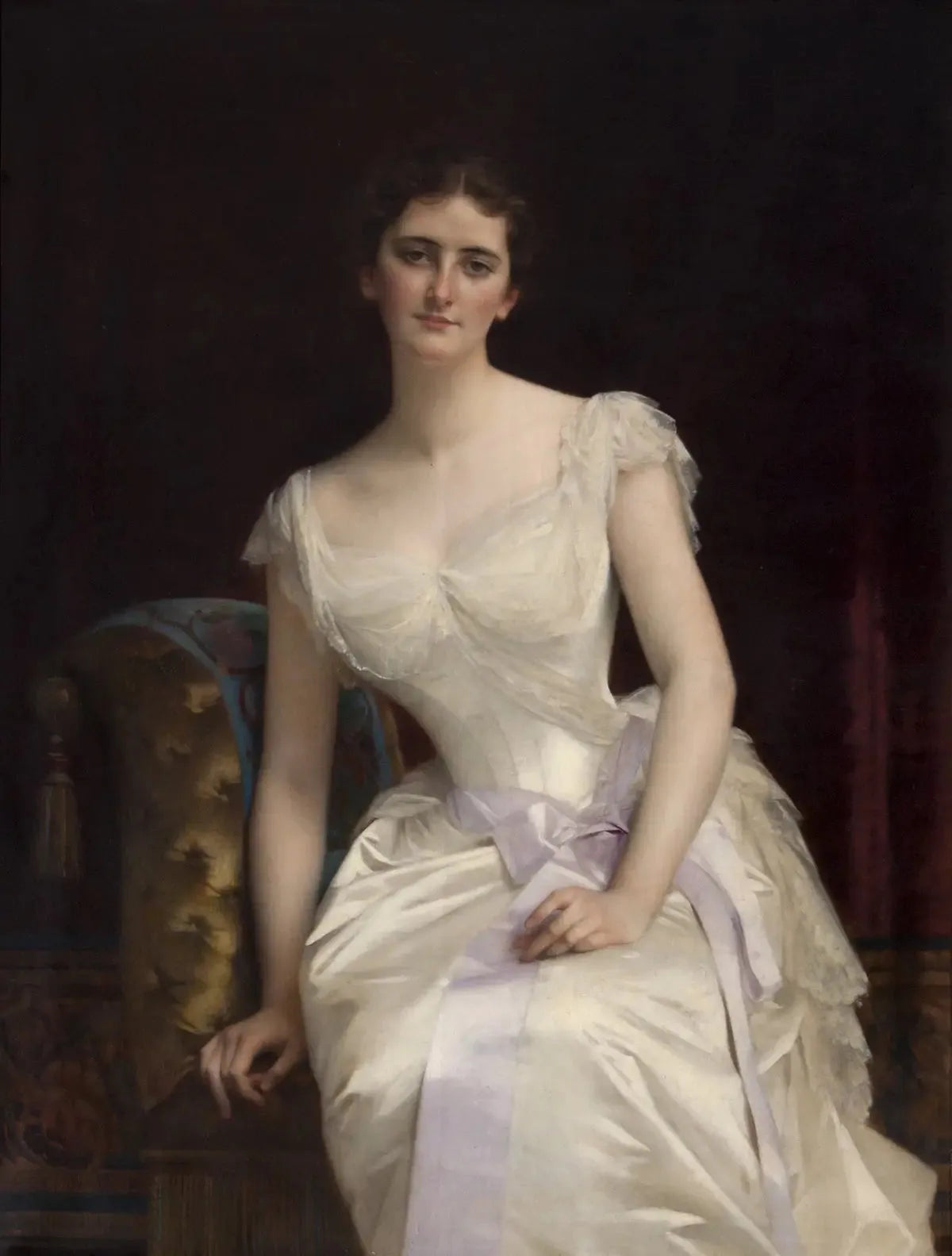 Portrait de Mary Victoria Leiter - Alexandre Cabanel image 1 reproduction de peinture à l’huile