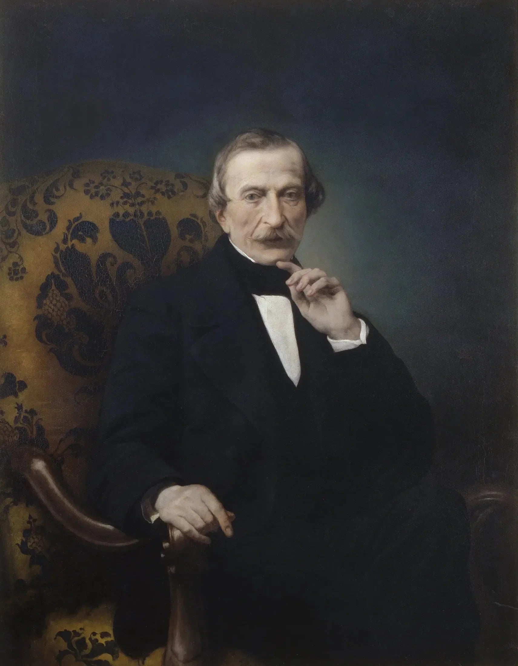 Portrait de Massimo d'Azeglio - Francesco Hayez image 1 copie peinte à la main à l’huile