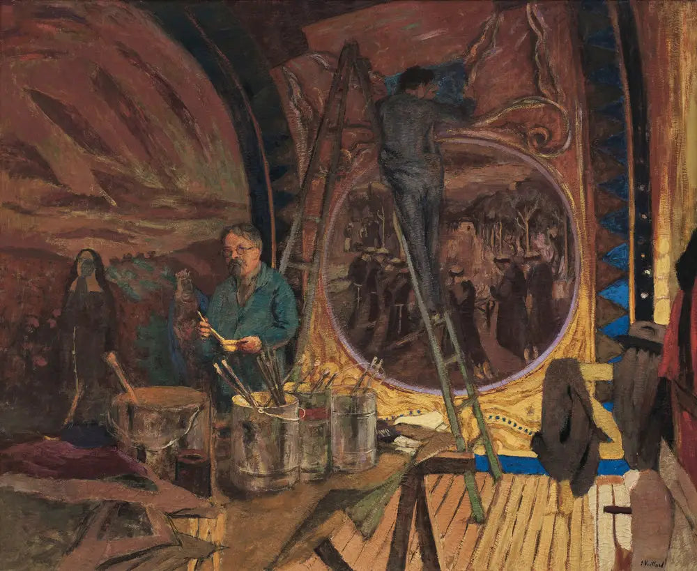 Portrait de Maurice Denis - Édouard Vuillard image 1 tableau peint à l’huile sur toile