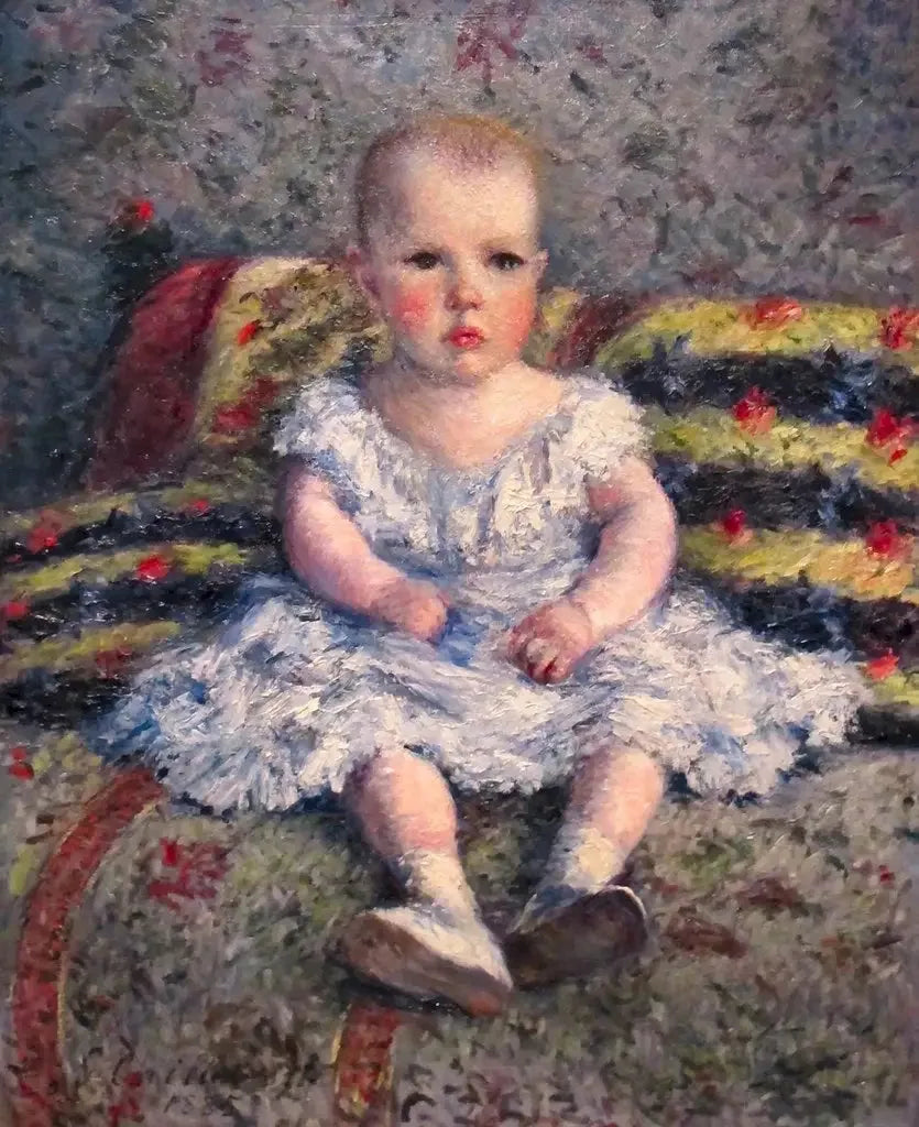 Portrait de Maurice Hugot, enfant - Gustave Caillebotte image 1 copie peinte à la main à l’huile