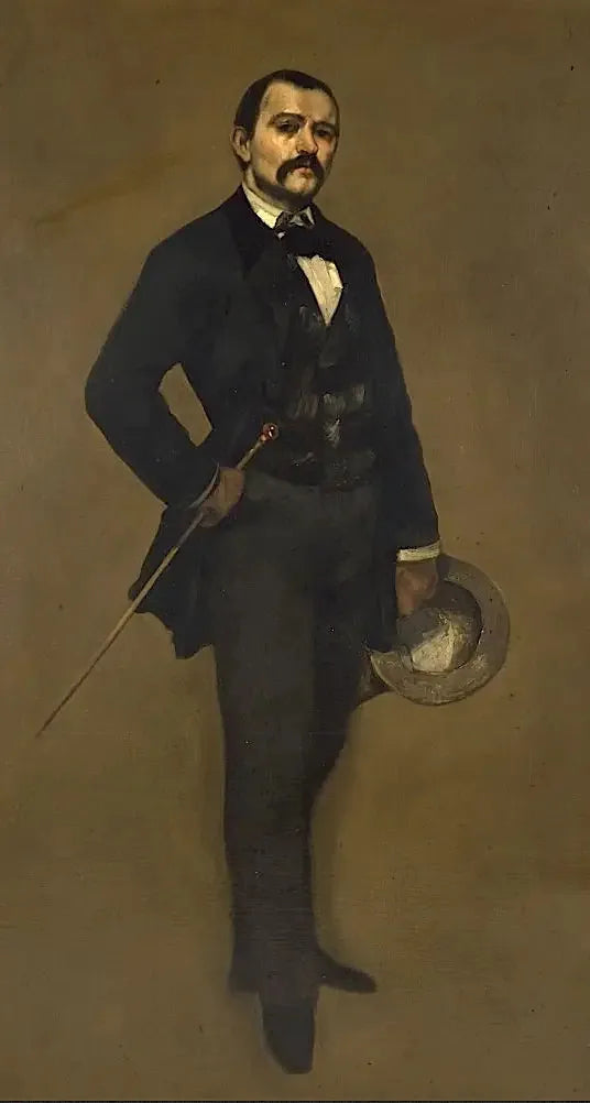 Portrait de Max Buchon - Gustave Courbet image 1 copie de tableau peinte à la main