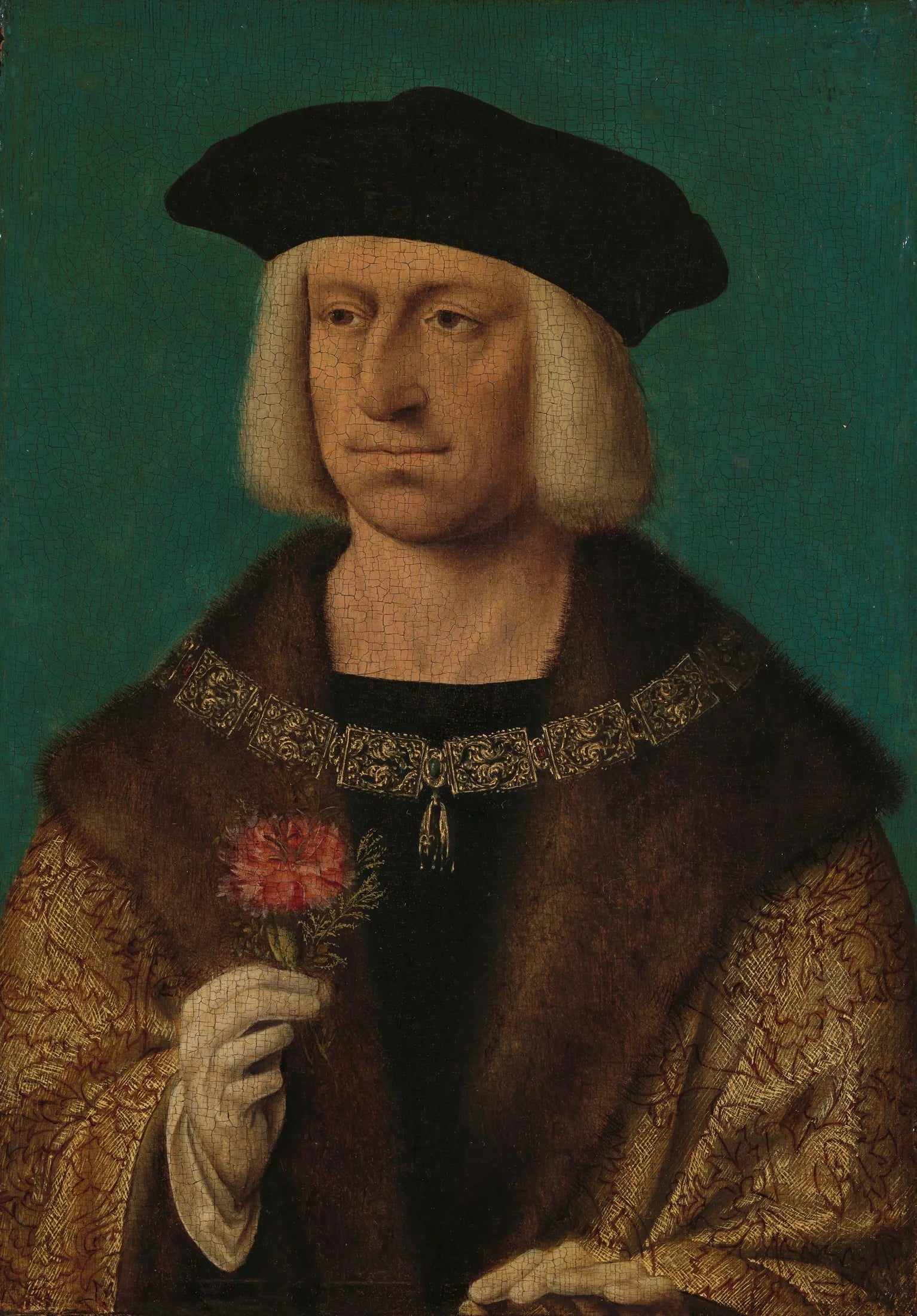 Portrait de Maximilien Ier (1459-1519) - Joos van Cleve image 1 copie de tableau peinte à la main