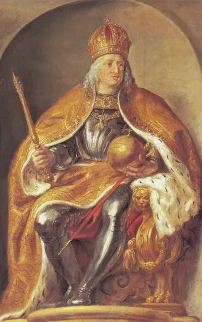 Portrait de Maximilien Ier, empereur du Saint-Empire romain germanique (1459-1519) (Pompa Introitus Ferdinandi), 1634-1635 - Peter Paul Rubens