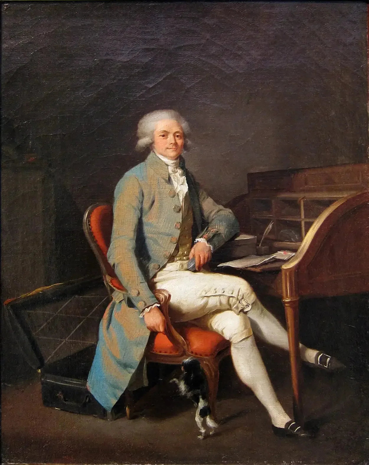 Portrait de Maximilien de Robespierre - Louis-Léopold Boilly image 1 reproduction artisanale de tableau