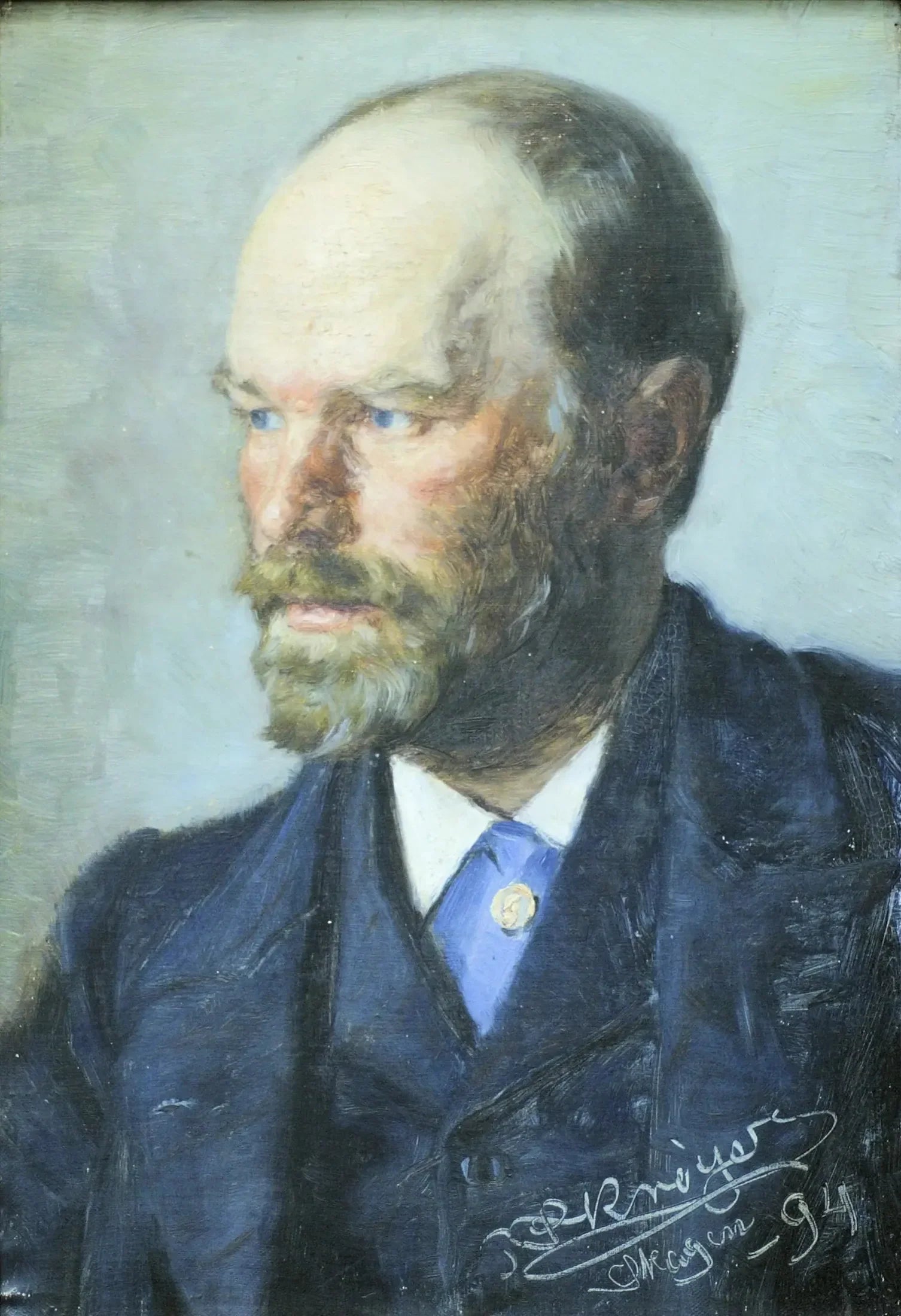 Portrait de Michael Ancher - Peder Severin Krøyer image 1 copie de tableau peinte à la main