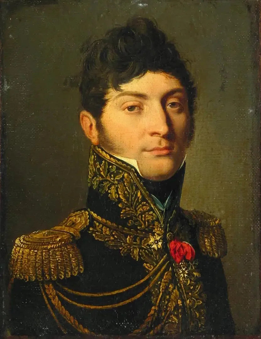 Portrait de Michel du Roс, comte de Frioul - Louis-Léopold Boilly image 1 reproduction artisanale de tableau