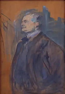 Portrait de Michel Manzi - Henri de Toulouse-Lautrec image 1 reproduction de peinture à l’huile