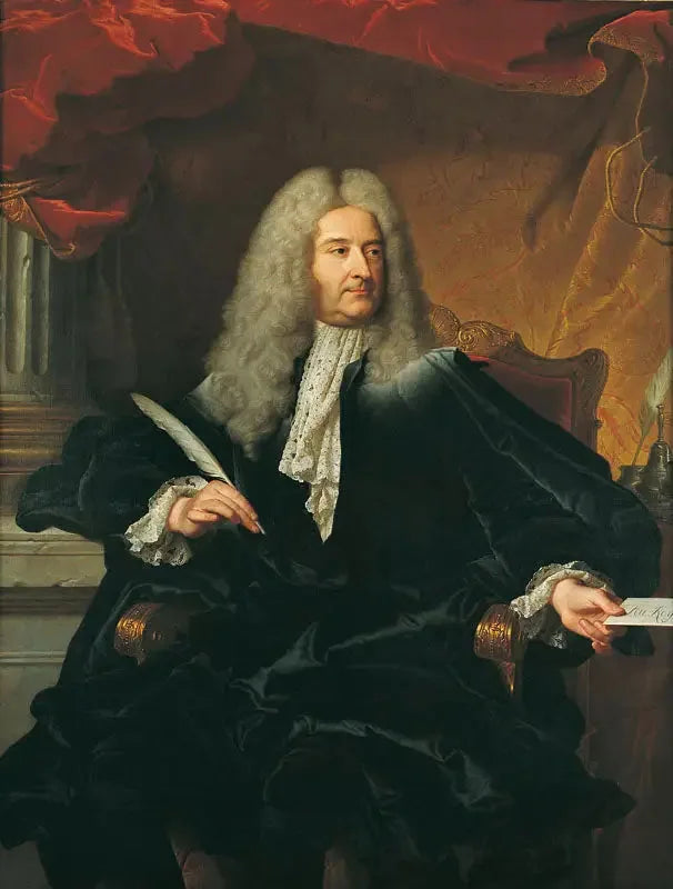 Portrait de Michel Robert Le Peletier des Forts - Hyacinthe Rigaud image 1 copie de tableau peinte à la main