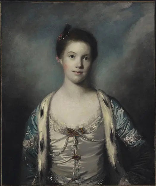 Portrait de Miss Bridget Morris, future épouse de Robert Morris de Tredegar - Joshua Reynolds image 1 reproduction artisanale de tableau