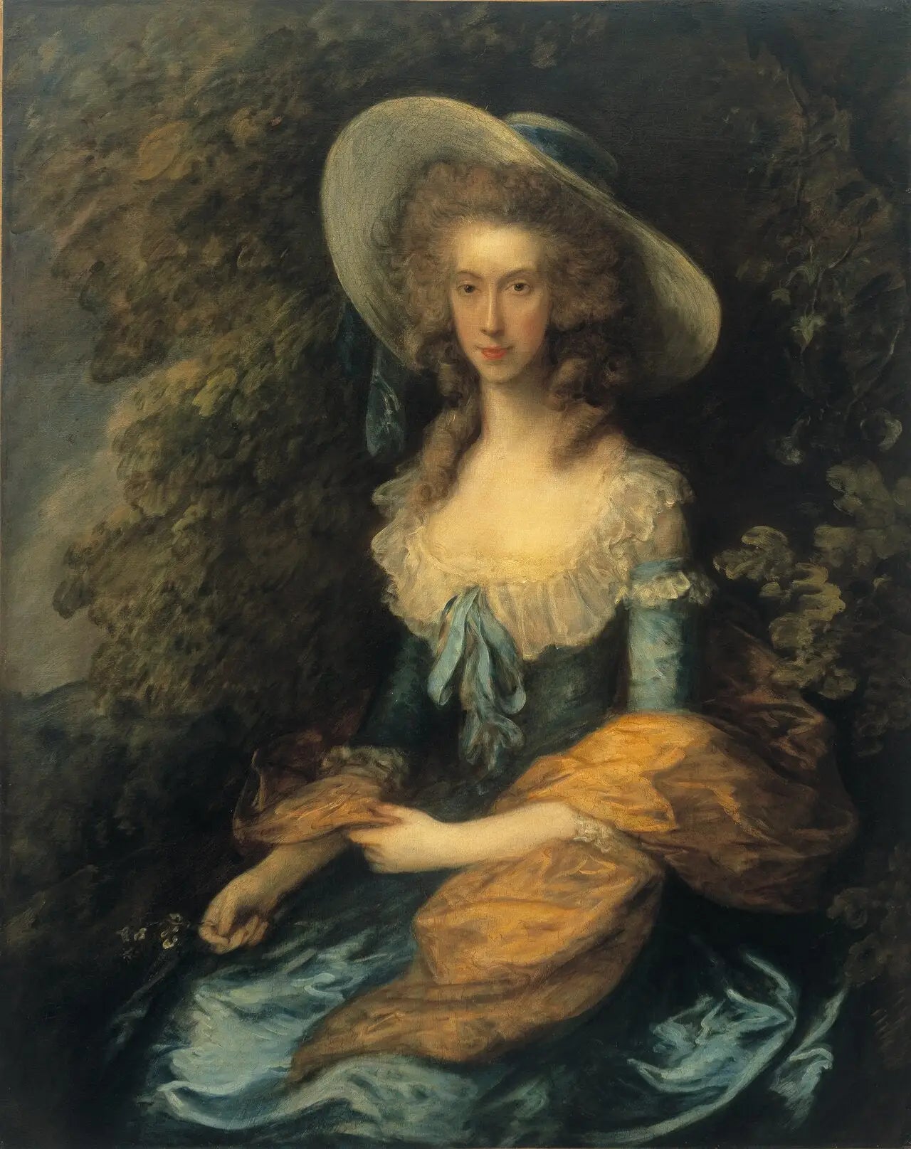 Portrait de Mlle Evans - Thomas Gainsborough image 1 reproduction réalisée par Alpha Reproduction