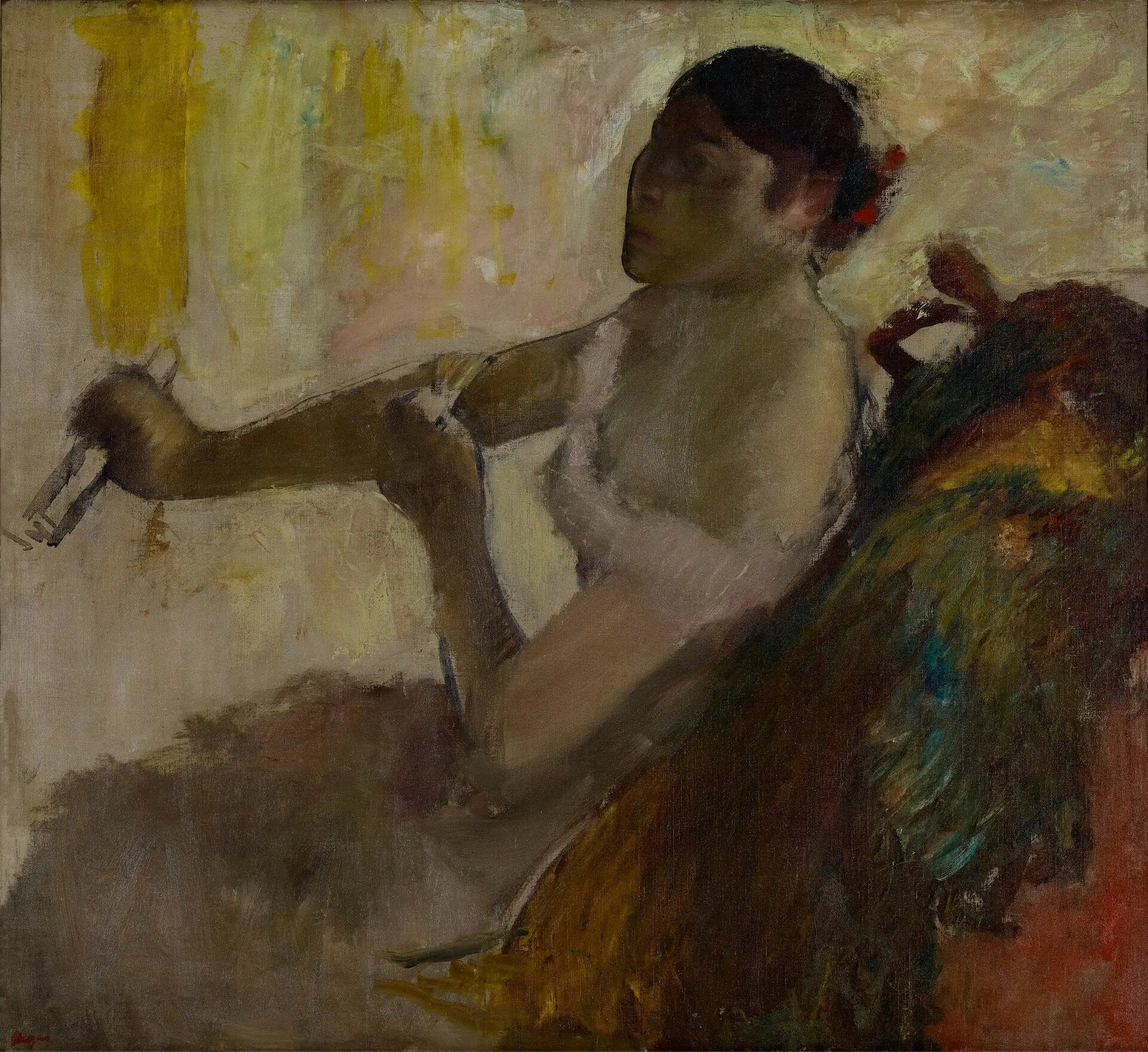 Portrait de Mlle Rose Caron - Edgar Degas image 1 reproduction réalisée par Alpha Reproduction