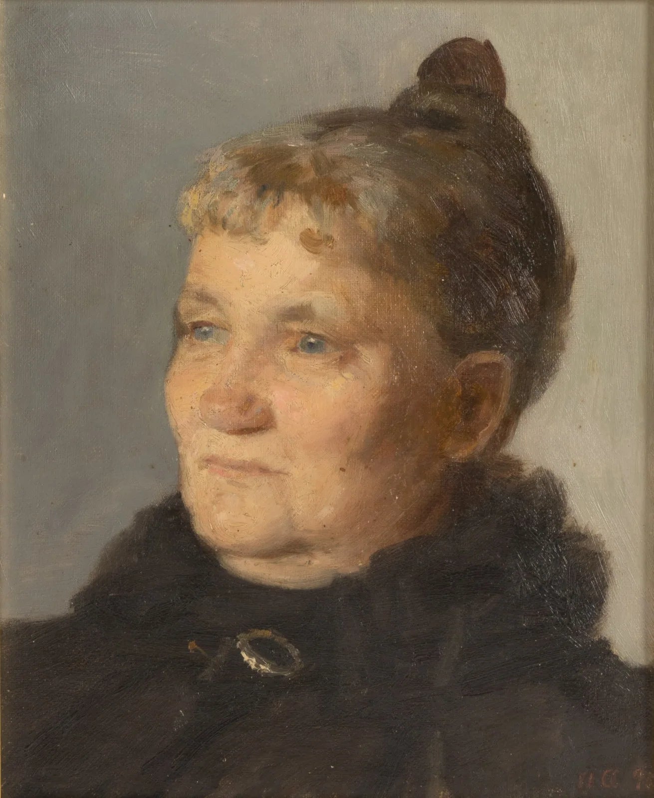 Portrait de Mme Adel Gunde. - Anna Ancher image 1 tableau peint à l’huile sur toile