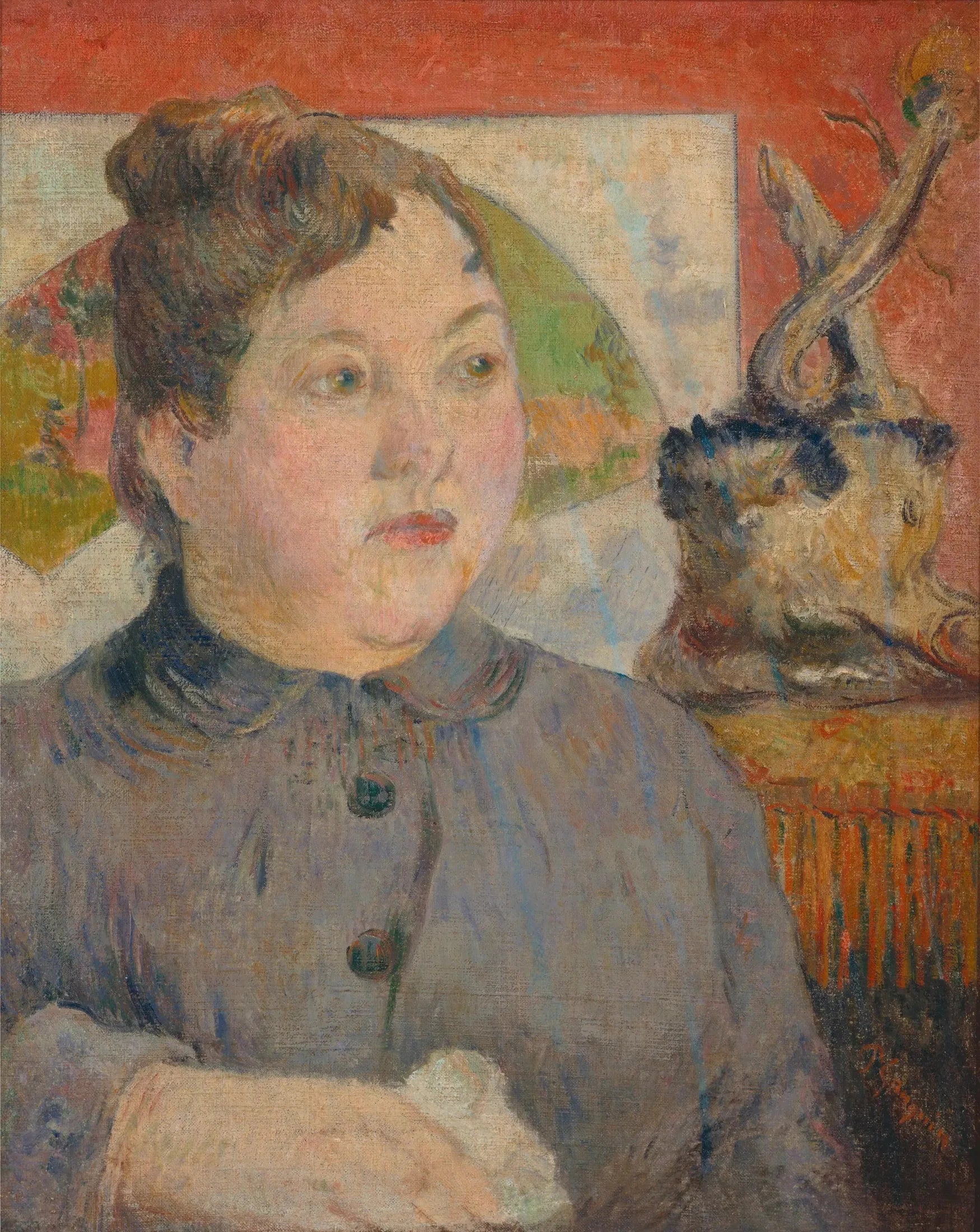 Portrait de Mme Alexandre Kohler - Paul Gauguin image 1 copie de tableau peinte à la main