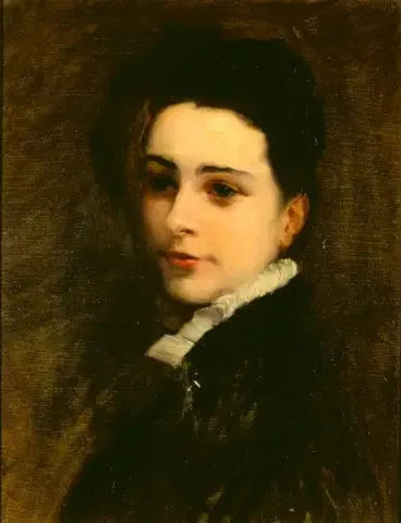 Portrait de Mme Charles Deering - John Singer Sargent image 1 copie de tableau peinte à la main