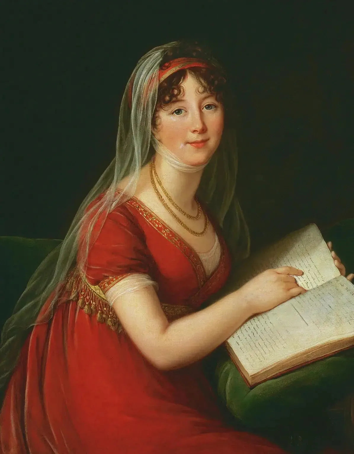 Portrait de Mme Chinnery - Élisabeth Vigée Le Brun image 1 reproduction de peinture à l’huile