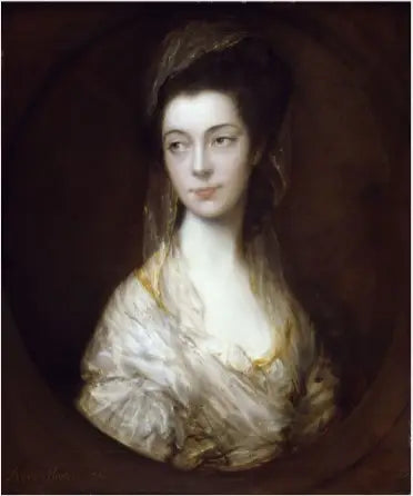 Portrait de Mme Christopher Horton (1743-1808), future duchesse de Cumberland - Thomas Gainsborough image 1 reproduction de peinture à l’huile