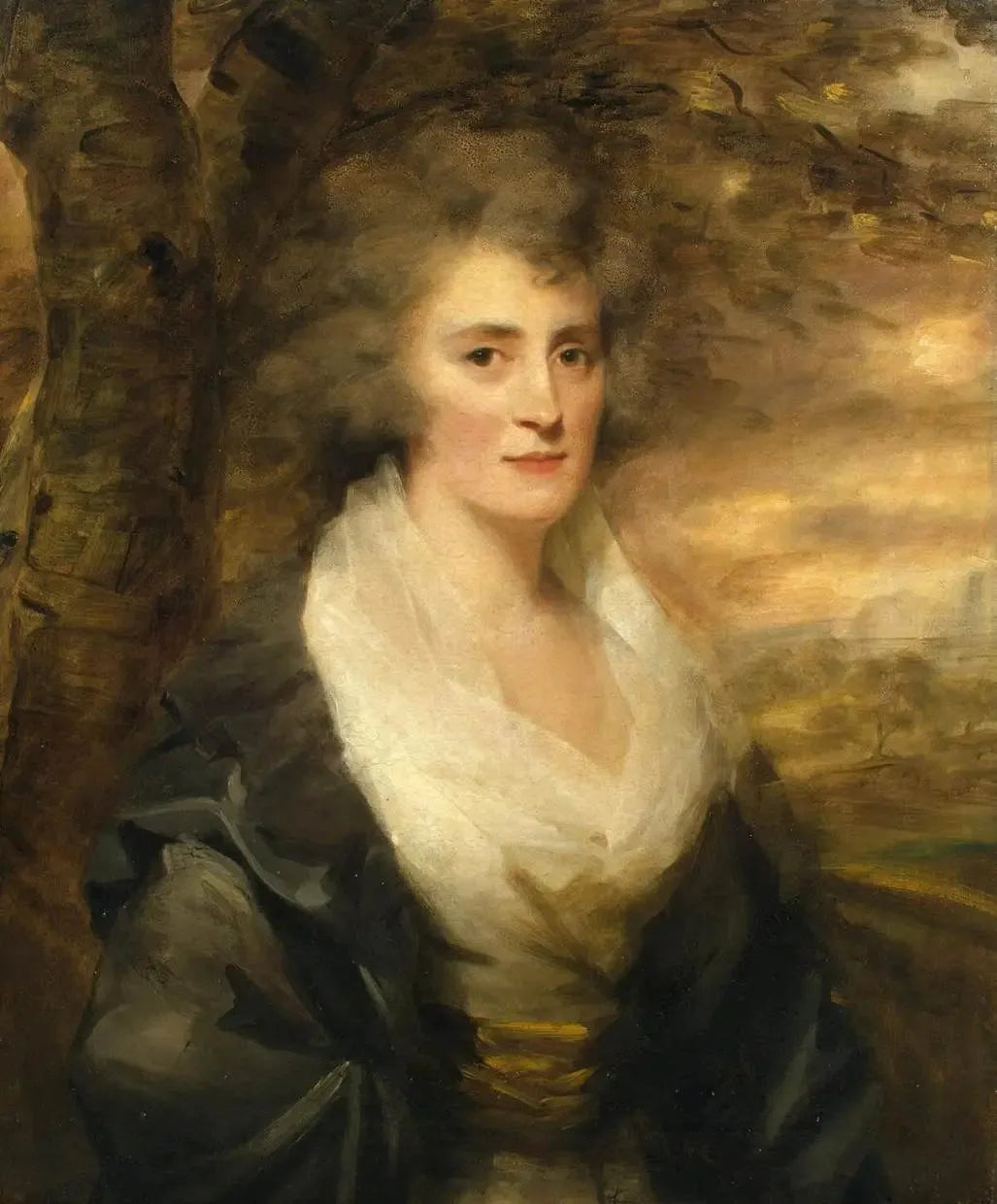 Portrait de Mme Eleanor Bethune (1766-1848) - Henry Raeburn image 1 reproduction de peinture à l’huile