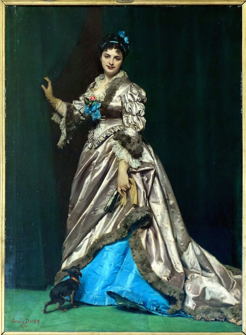 Portrait de Mme Ernest Feydeau - Carolus-Duran image 1 tableau peint à l’huile sur toile
