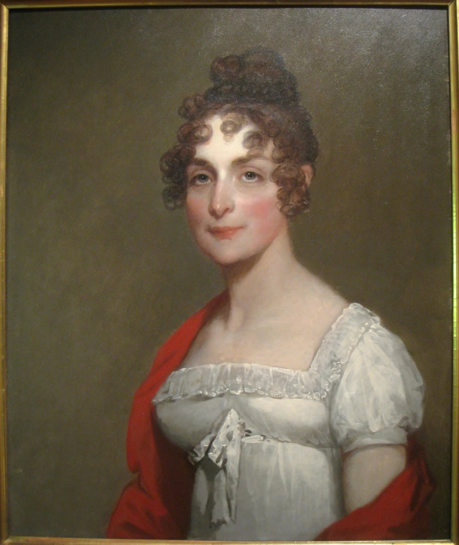 Portrait de Mme Francis Welch (Margaret Crease Stackpole) - Gilbert Stuart image 1 copie peinte à la main à l’huile