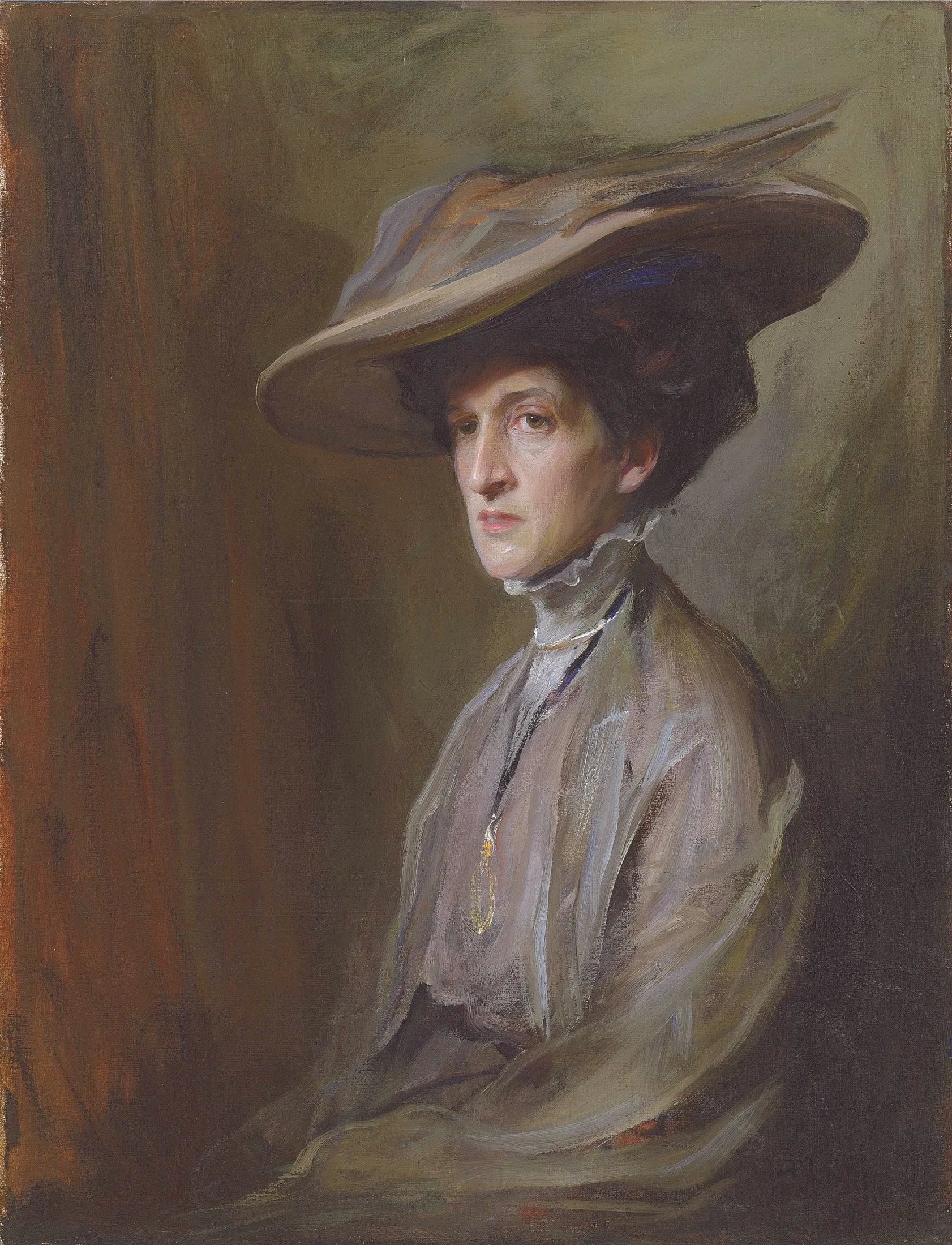 Portrait de Mme Herbert Asquith - Philip de László image 1 reproduction artisanale de tableau