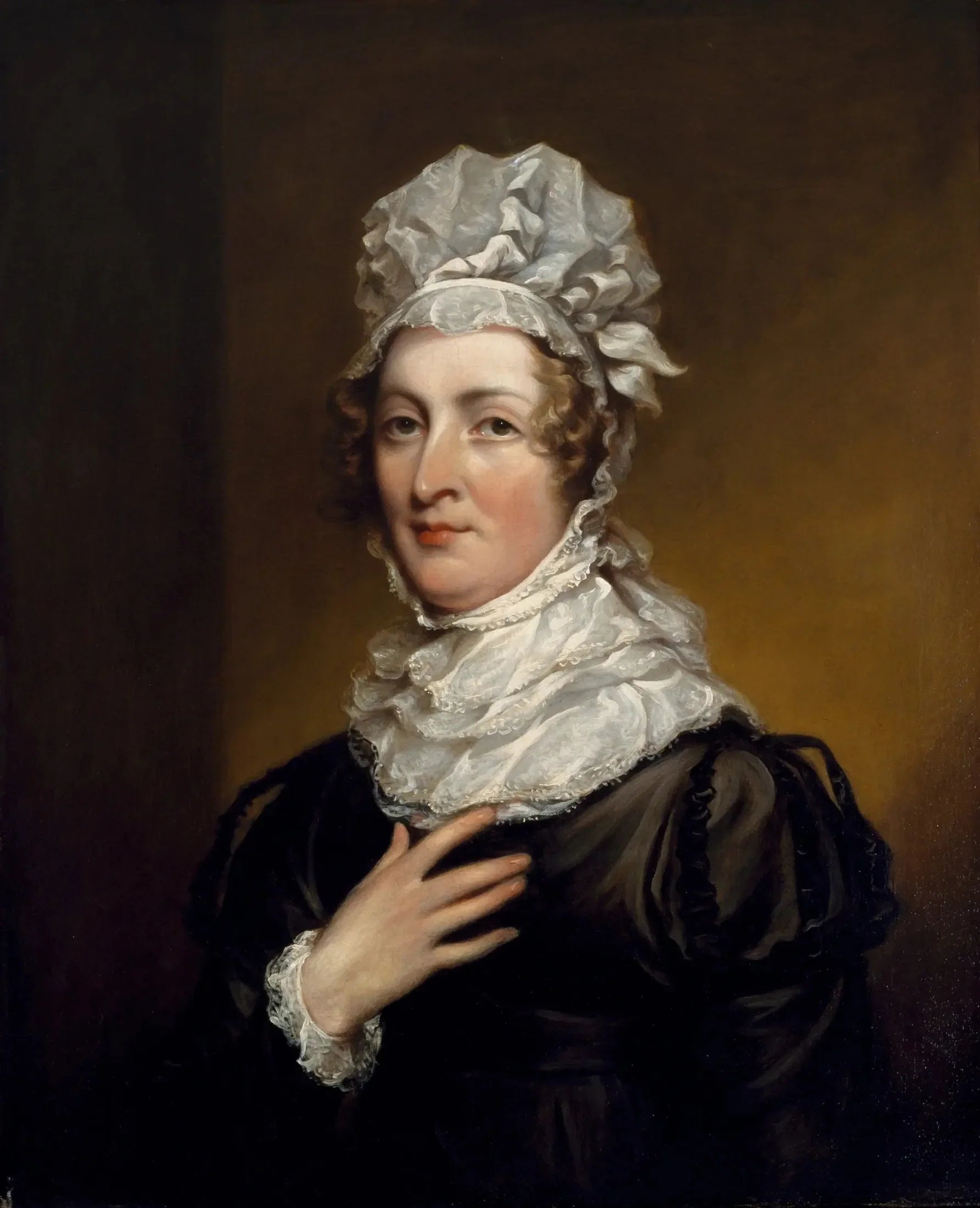 Portrait de Mme John Trumbull (Sarah Hope Harvey, 1774–1824) - John Trumbull image 1 reproduction artisanale de tableau