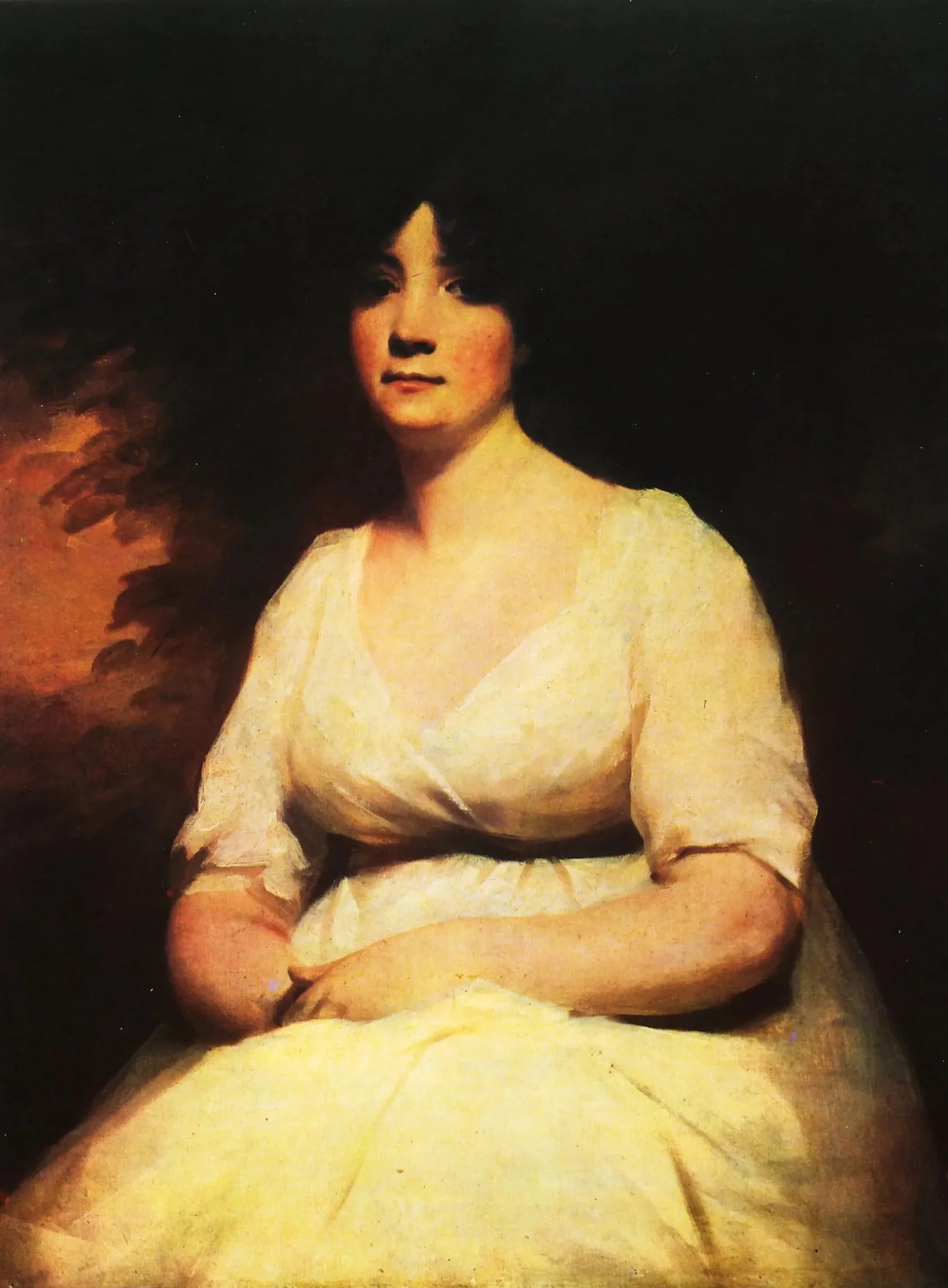 Portrait de Mme Kenneth Murchison - Henry Raeburn image 1 copie peinte à la main à l’huile