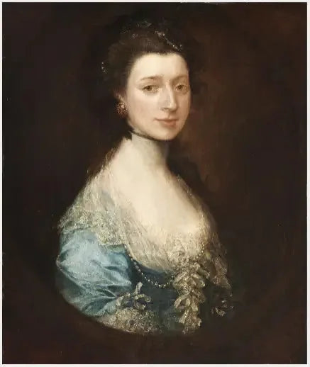 Portrait de Mme King (née Spence) - Thomas Gainsborough image 1 reproduction artisanale de tableau