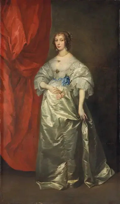 Portrait de Mme Oliver St. John, plus tard Lady Poulett - Antoine van Dyck image 1 reproduction artisanale de tableau