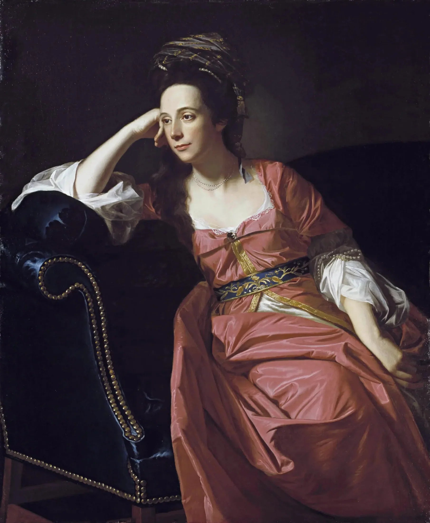 Portrait de Mme Thomas Gage - John Singleton Copley image 1 reproduction de peinture à l’huile