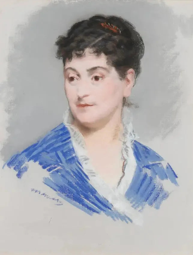 Portrait de Mme Zola - Édouard Manet image 1 reproduction artisanale de tableau